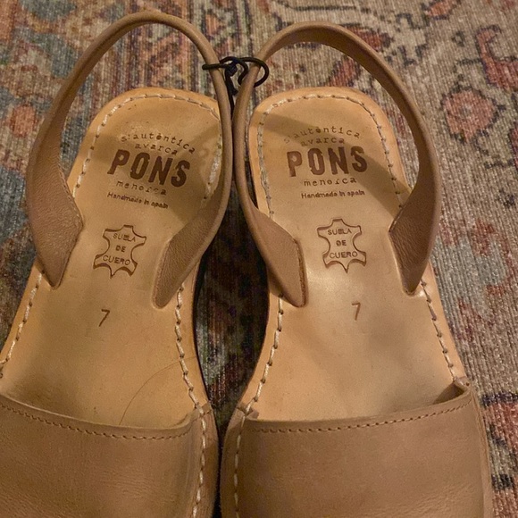 Tan, wedge Pons Avarcas - Picture 3 of 5